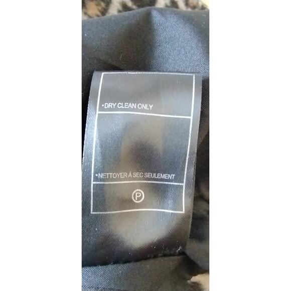 Cupcakes and Cashmere Wool blend Animal Print Margaux Moto Jacket  Size M - Picture 14 of 14